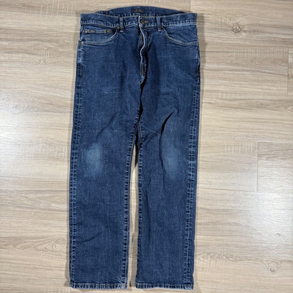 Polo Ralph Lauren The Classic Fit Jeans Dark Wash Denim‎ Mens Size 33x32